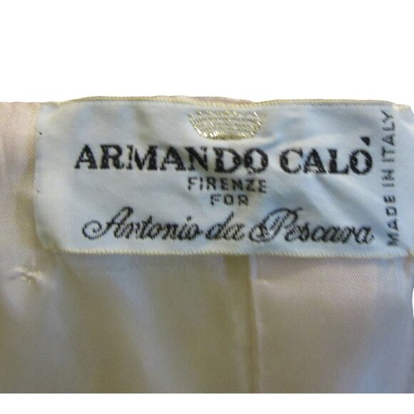 Vintage Armando Calo Emilio Pucci Tweed Style Wool Blend Skirt Suit in Sz 4 - Picture 8 of 12